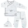 Conjunto de 3 peças Kushies Take Me Home - Estampa Azul