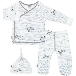 Conjunto de 3 peças Kushies Take Me Home - Estampa Azul