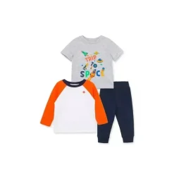 Conjunto de 3 peças Little Me Space - Marinho