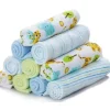 Conjunto de 10 Toalhas Spasilk, Tigre Azul