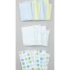 Conjunto de 10 toalhinhas Spasilk, bolinhas azuis