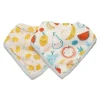 Conjunto de babadores Loulou Lollipop Cutie Fruits