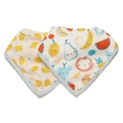 Conjunto de babadores Loulou Lollipop Cutie Fruits