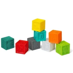 Conjunto de Blocos Infantino Squeeze &amp; Stack, Multicolorido