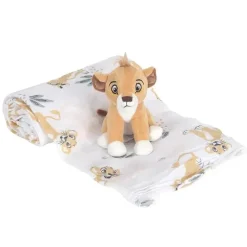 Conjunto de brinquedos de pelúcia e cobertor Cordeiros e Ivy Swaddle, Rei Leão