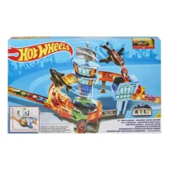Conjunto de brinquedos Mattel Hot Wheels Jet Jump Aeroporto