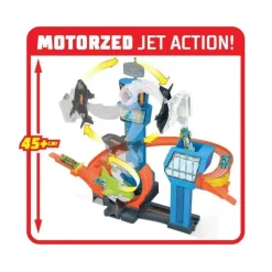 Conjunto de brinquedos Mattel Hot Wheels Jet Jump Aeroporto