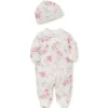 Conjunto de calcinha e chapéu de bebê menina Little Me Roses