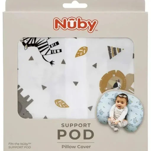 Conjunto de capa de travesseiro de amamentação com estampa de animais Nuby - Dr Talbots Zoo