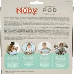 Conjunto de capa de travesseiro de amamentação com estampa de animais Nuby - Dr Talbots Zoo
