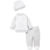 Conjunto de cardigã para casa Little Me Safari Dreams - Cinza
