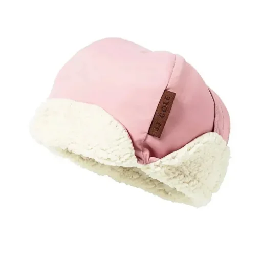 Conjunto de chapéus de inverno para crianças, luvas e botas Tomy JJ Cole, cor-de-rosa