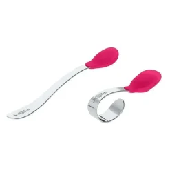 Conjunto de colheres de aprendizagem IPlay - Rosa