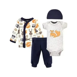 Conjunto de enxoval Hudson Baby - 4 unidades para bebês prematuros