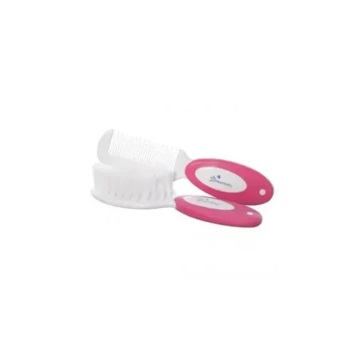 Conjunto de escova e pente Dreambaby Deluxe - rosa