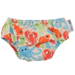 Conjunto de fraldas de banho e chapéu de sol Zoocchini para bebês
