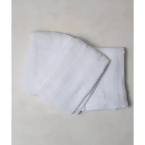 Conjunto de lençol de algodão pequeno unicórnio, branco