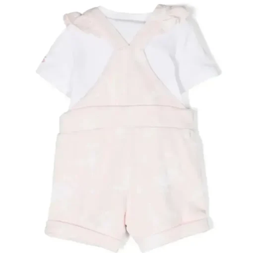 Conjunto de macacão de algodão Hugo Boss Baby - menina, rosa claro