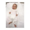 Conjunto de macacão e cobertor de malha marfim para bebês Will' Beth, branco