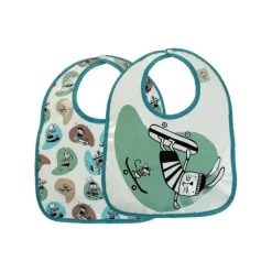Conjunto de mini babador Ore' Originals Ryder the Rabbit, pacote com 2