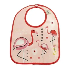 Conjunto de mini babador Sugarbooger, flamingo, pacote com 2