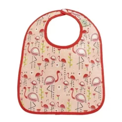Conjunto de mini babador Sugarbooger, flamingo, pacote com 2