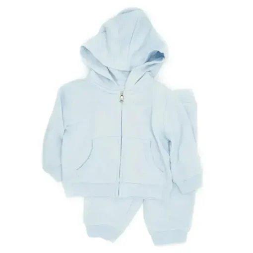Conjunto de moletom e moletom bebê menino Ralph Lauren azul bebê 2 peças