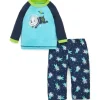 Conjunto de pijama de 2 peças Little Me Space Dog marinho