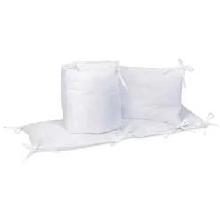 Conjunto de Pára-choques para Berço Trend Lab 4 Peças - Branco