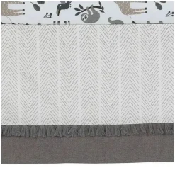 Conjunto de roupa de cama para bebês Lambs &amp; Ivy Jungle Animals 4 peças