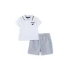 Conjunto de Shorts Baleia Little Me - Azul