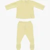 Conjunto de suéter e leggings de malha Martin Aranda - Take Me Home Ibiza, amarelo
