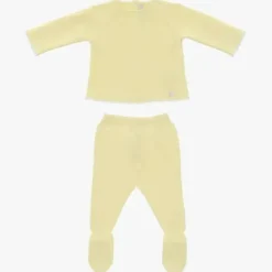 Conjunto de suéter e leggings de malha Martin Aranda - Take Me Home Ibiza, amarelo