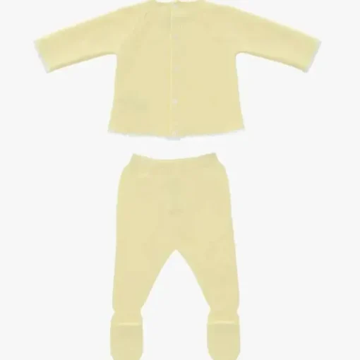 Conjunto de suéter e leggings de malha Martin Aranda - Take Me Home Ibiza, amarelo