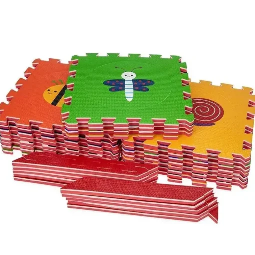 Conjunto de telhas de espuma de piso Nuby Eva 20 peças