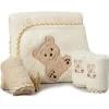 Conjunto de toalha e toalhinha com capuz Spasilk, urso