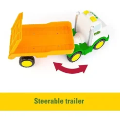 Conjunto de transporte Tomy John Deere Farmin Friends