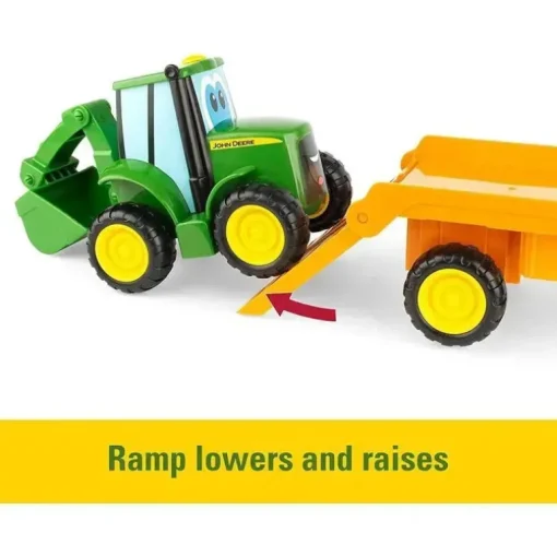 Conjunto de transporte Tomy John Deere Farmin Friends