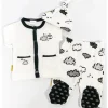 Conjunto Kushies Clouded Baby Leve-me para Casa com Chapéu de Bebê