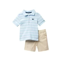 Conjunto Short Me Whale Polo - Bege
