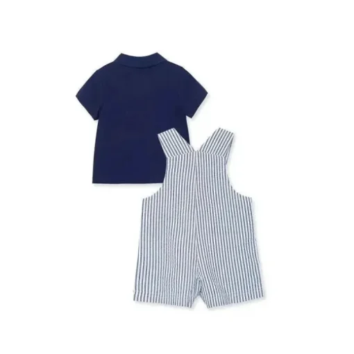 Conjunto Shortall Little Me Lobster - Marinho