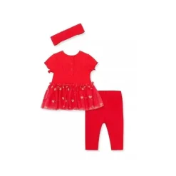 Conjunto Tutu Little Me Love - Vermelho