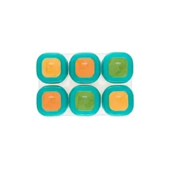 Contêineres de armazenamento para freezer OXO Tot Baby Block 2 oz - Teal