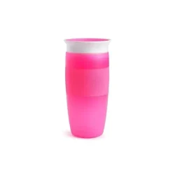Copo com Canudinho Munchkin Miracle 360 ​​14 Oz - Rosa