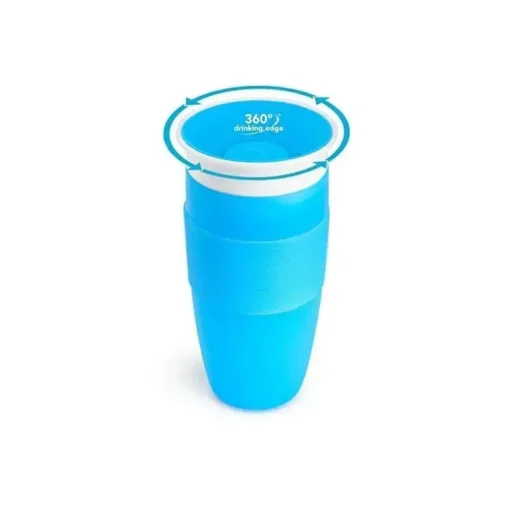 Copo com Canudinho Munchkin Miracle 360 ​​14 Oz - Azul