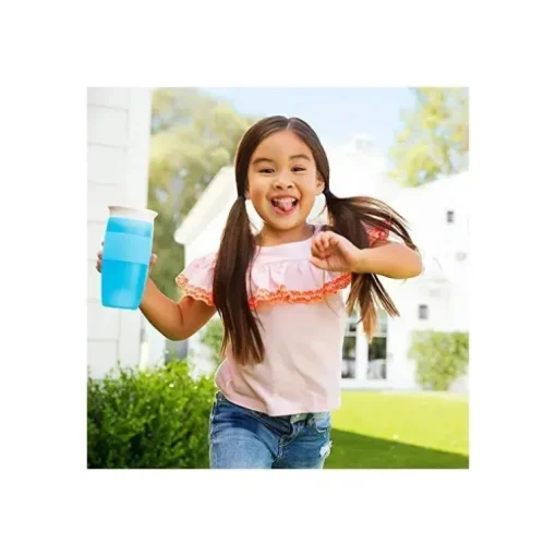 Copo com Canudinho Munchkin Miracle 360 ​​14 Oz - Azul