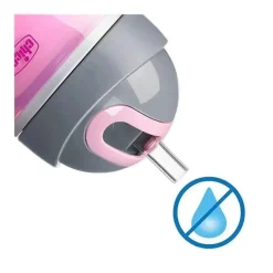 Copo de canudo Chicco Isolado Flip Top 12m+ (2pk) Dream Rosa/Roxo