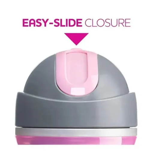 Copo de canudo Chicco Isolado Flip Top 12m+ (2pk) Dream Rosa/Roxo