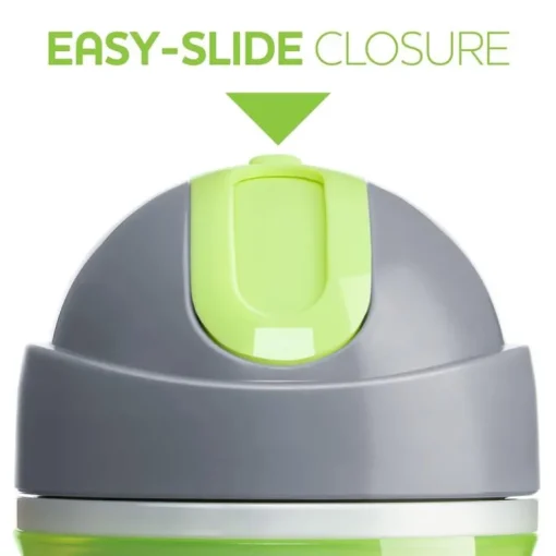 Copo de canudo isolado Chicco Flip Top 12+ verde/azul-petróleo