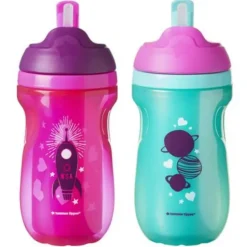 Copo de palha isolado Tommee Tippee 9 oz 2 unidades